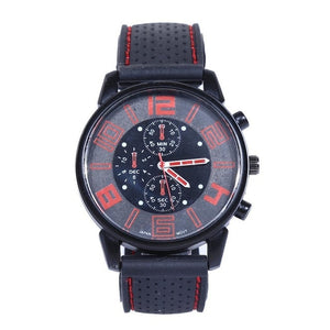 Casual Watches Fashion Quartz Band Silicone Man Sport Wrist