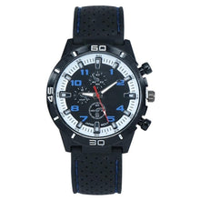 Load image into Gallery viewer, 0 etc 2 Silicone New Dial Analog Casual  45inch Black 1 Round Wrist 82inch Sports Band 3 Watch Men 1cm Sport Running 7cm Quartz